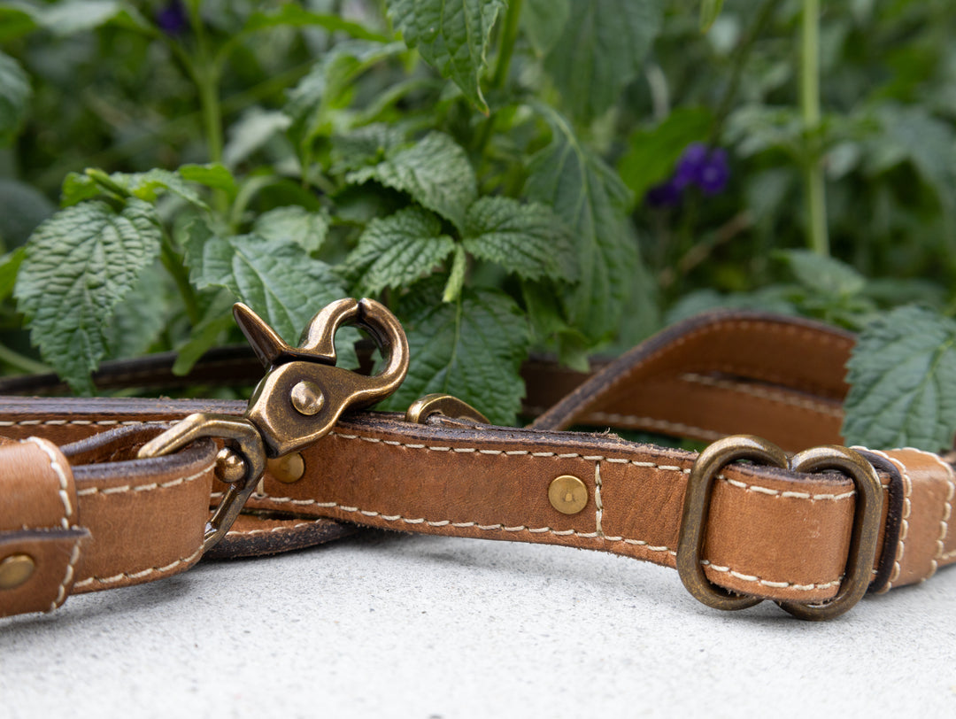 Adjustable Length Leash (Brass)